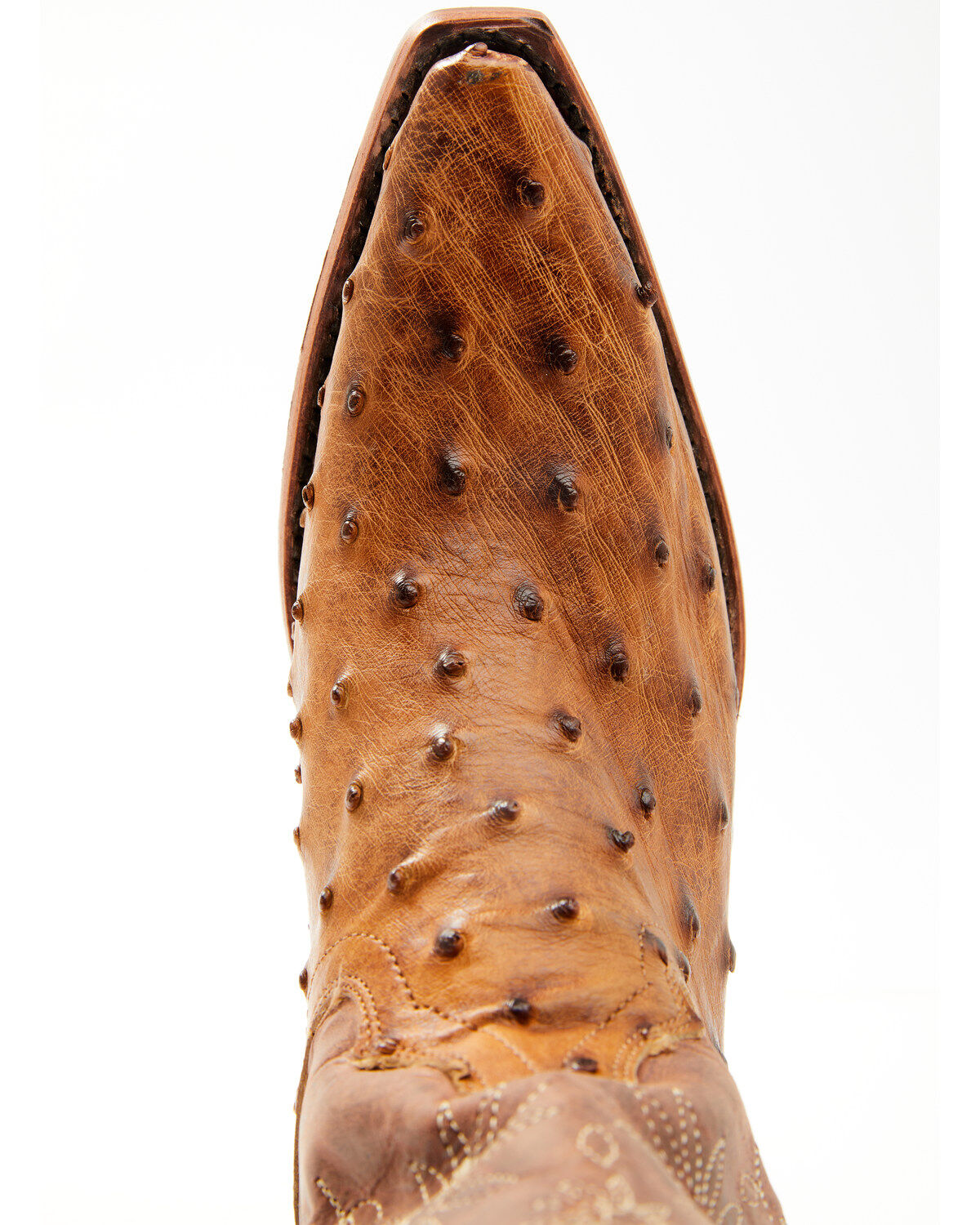 Shyanne Women's Daisie Exotic Full Quill Ostrich Western Boots - Snip Toe