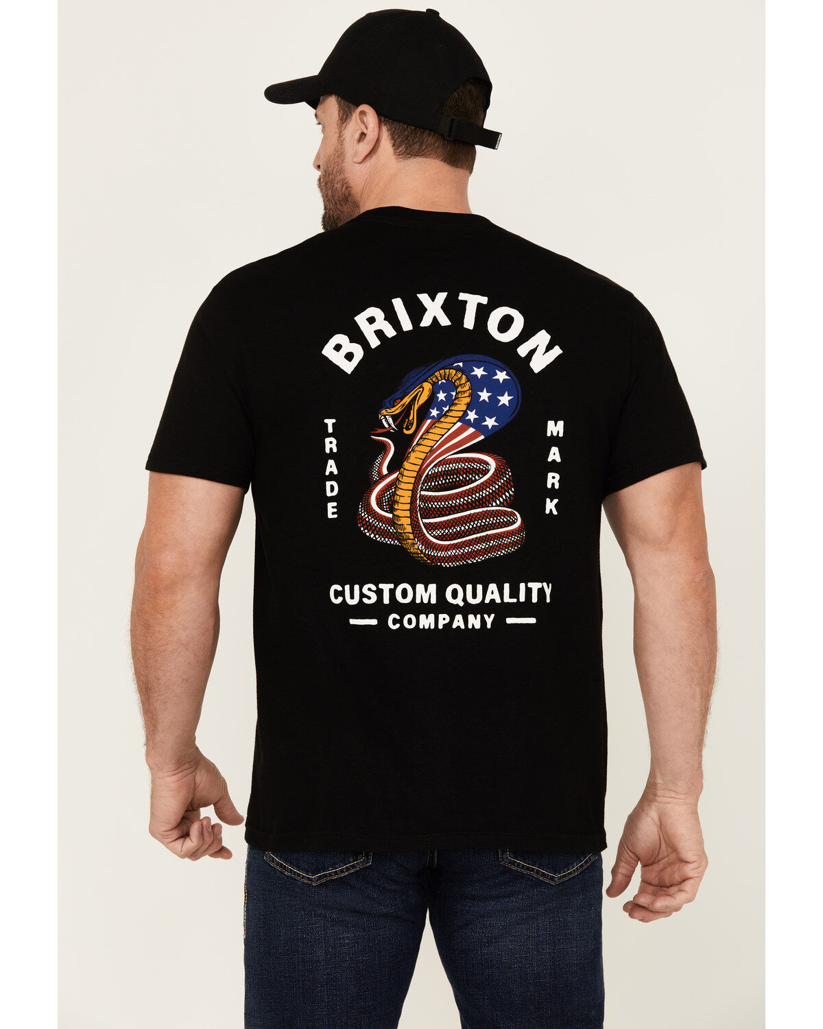 Brixton Men's Boot Barn Exclusive Americobra Short Sleeve Graphic T-Shirt