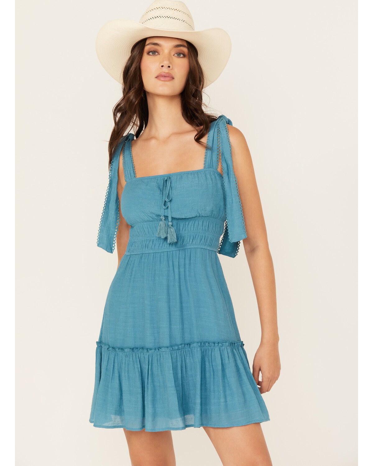 Trixxi Women's Larkspur Sleeveless Mini Dress