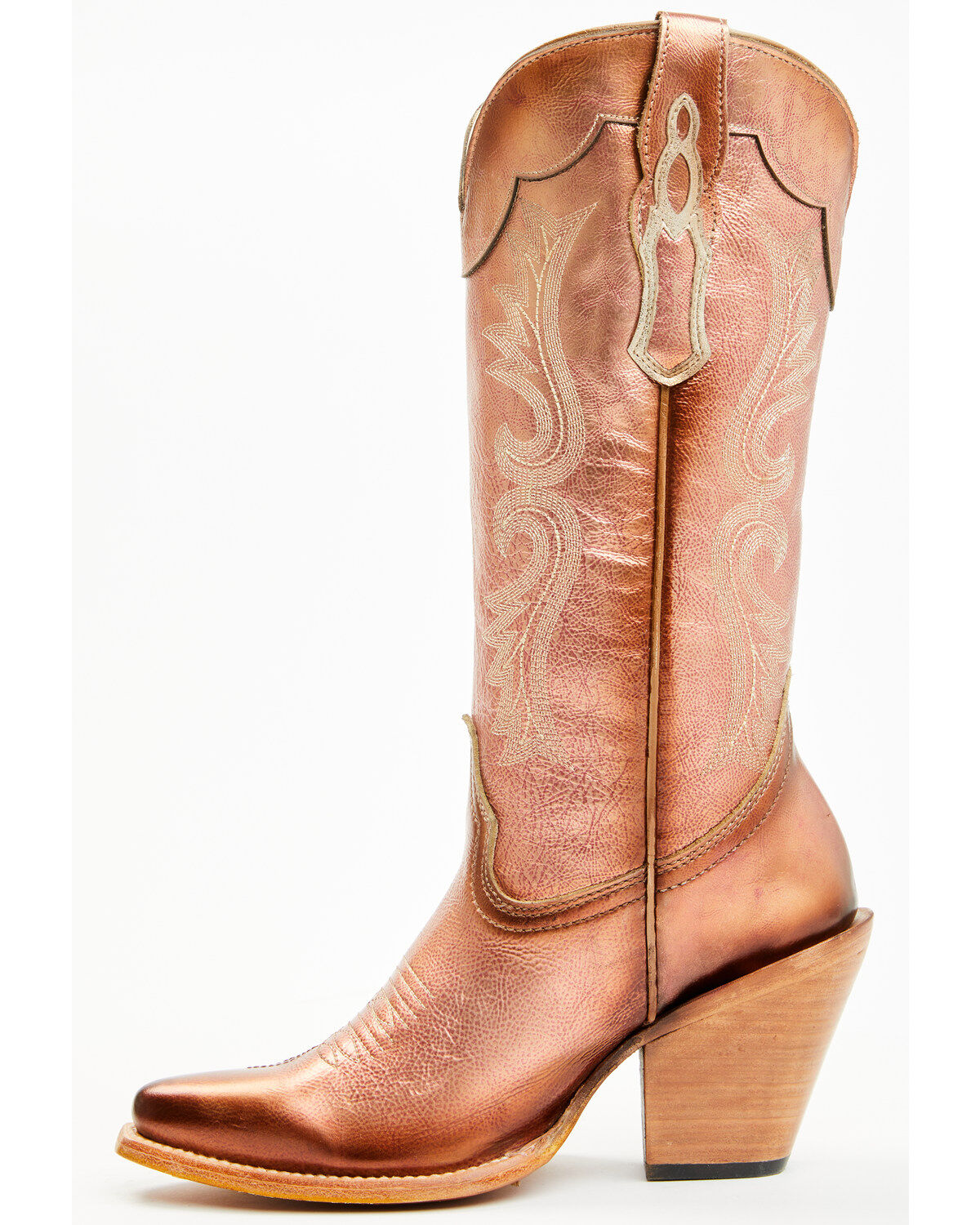 Corral Women's Metallic Tall Western Boots - Snip Toe