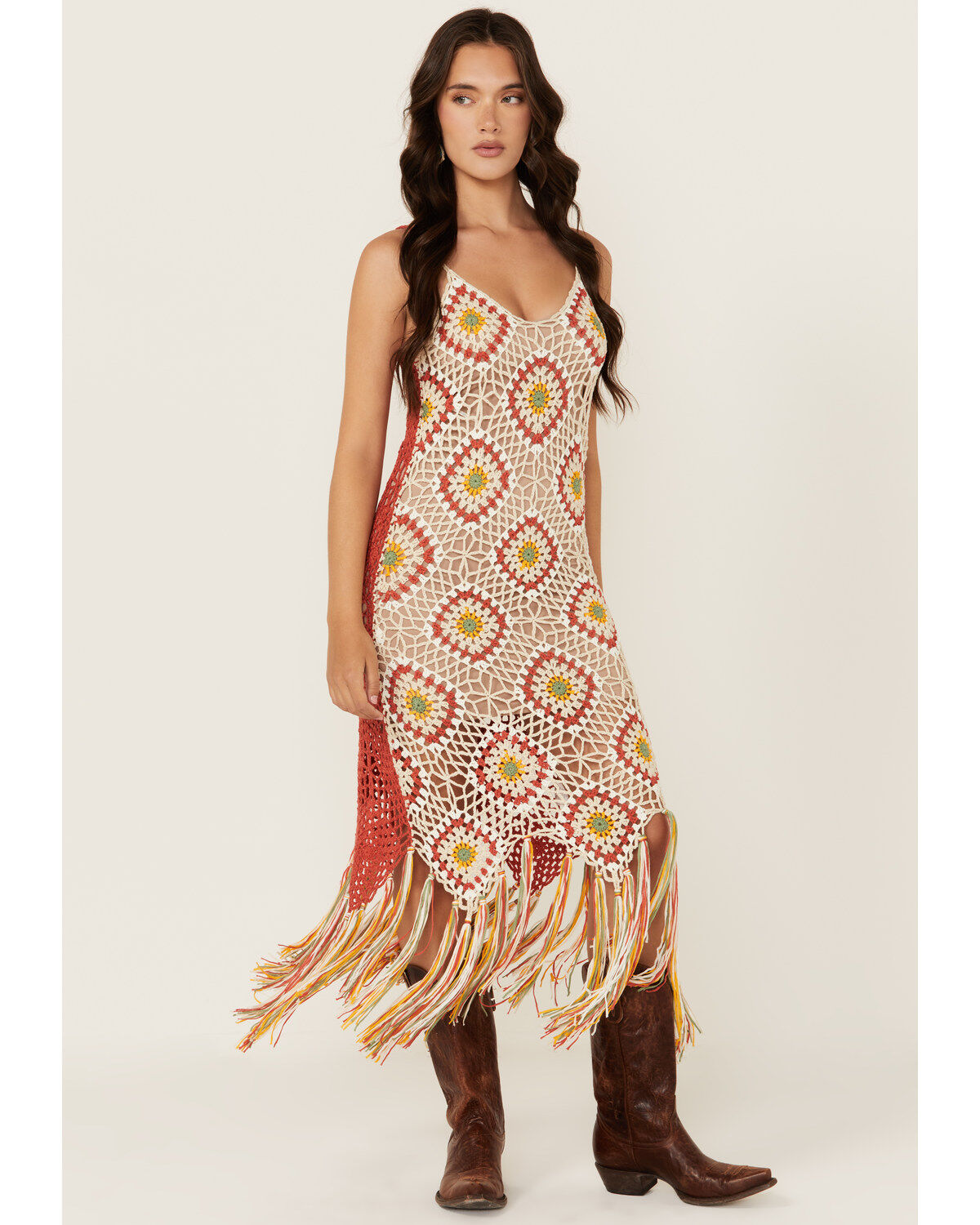 Miss Me Women's Crochet Mini Dress