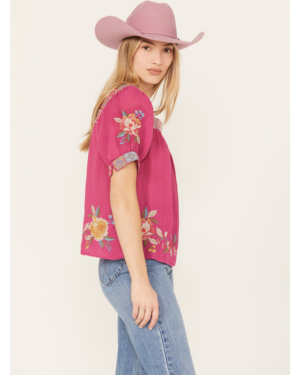 Johnny Was Women's Petunia Park Blouse