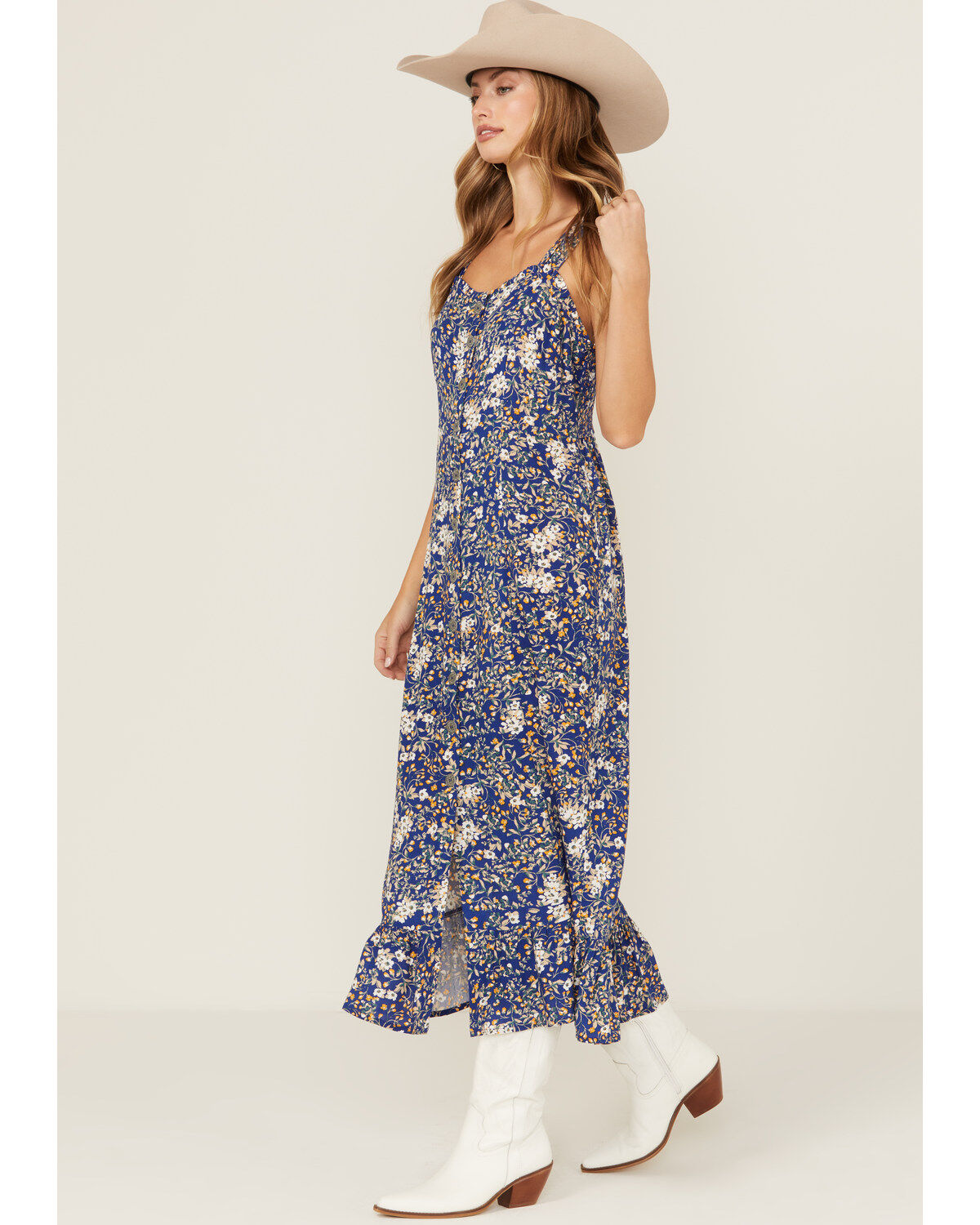 Cotton & Rye Women's Floral Print Midi Sundress