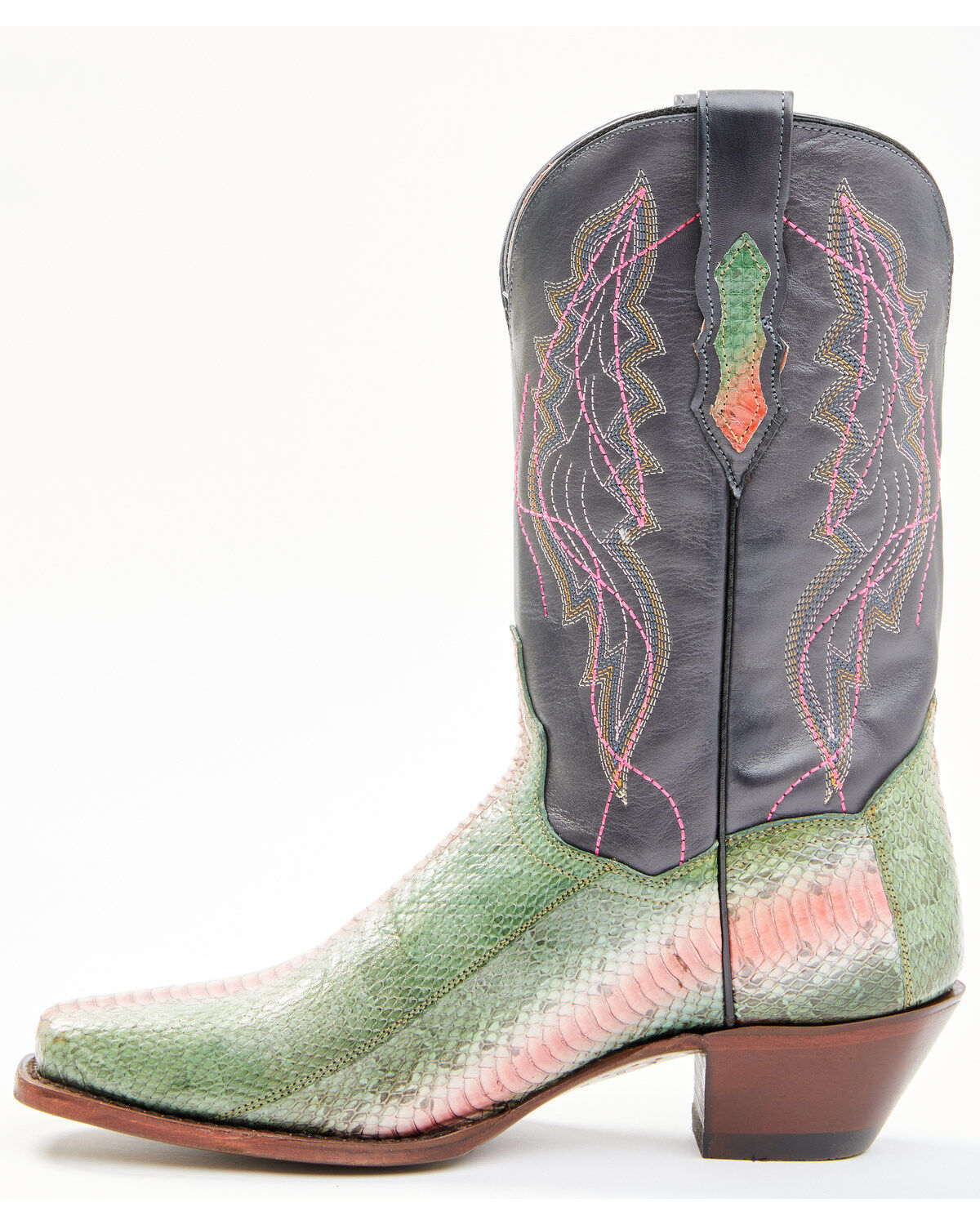 Dan Post Women's Exotic Watersnake Skin Western Boots - Square Toe