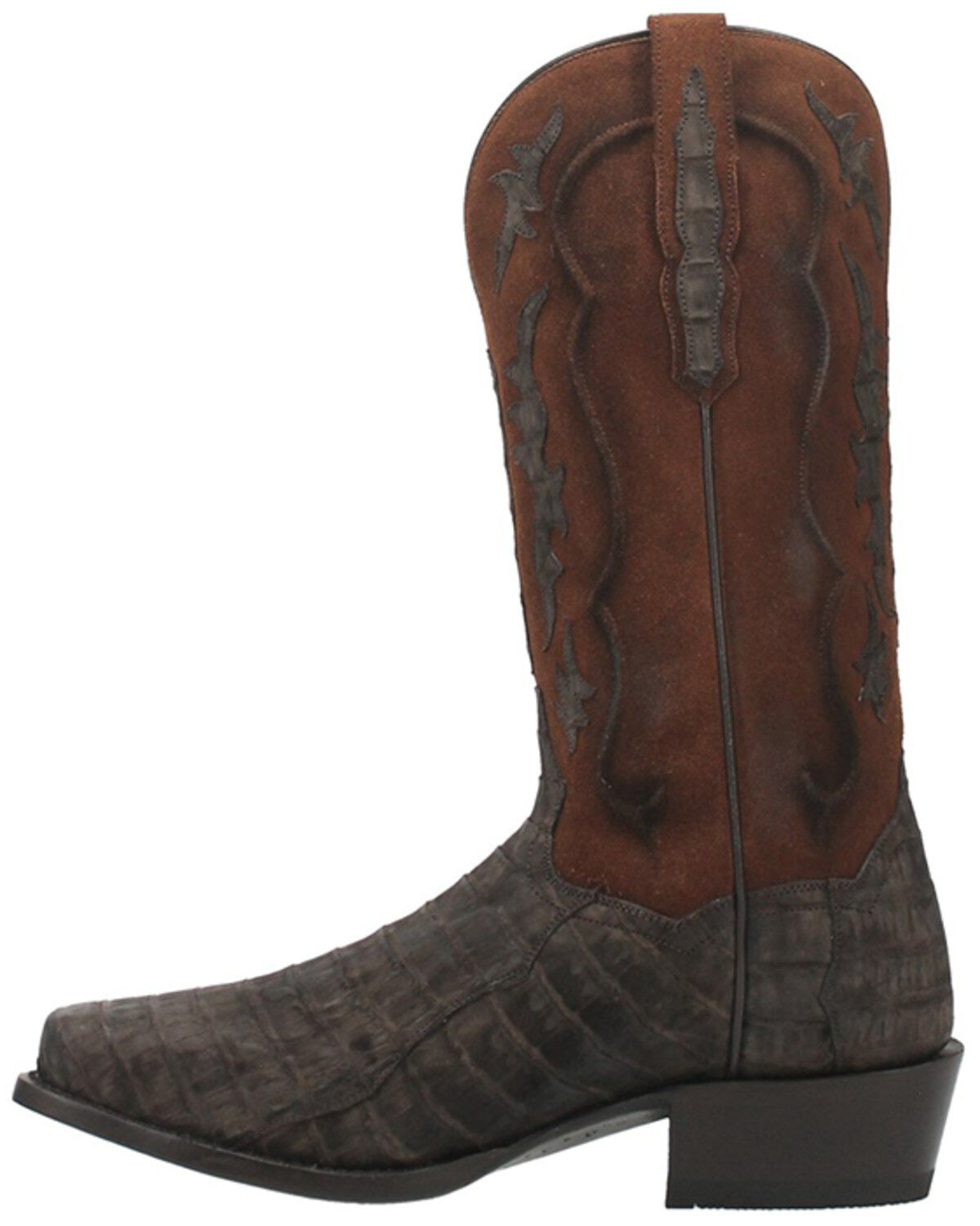 Dan Post Men's Socrates Exotic Caiman Tall Western Boots - Square Toe