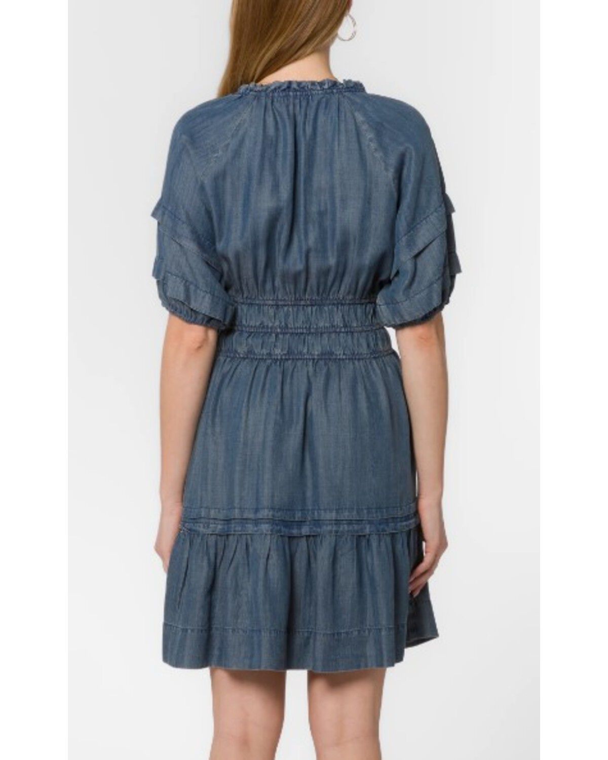 Velvet Heart Women's Tencel Short Sleeve Mini Dress