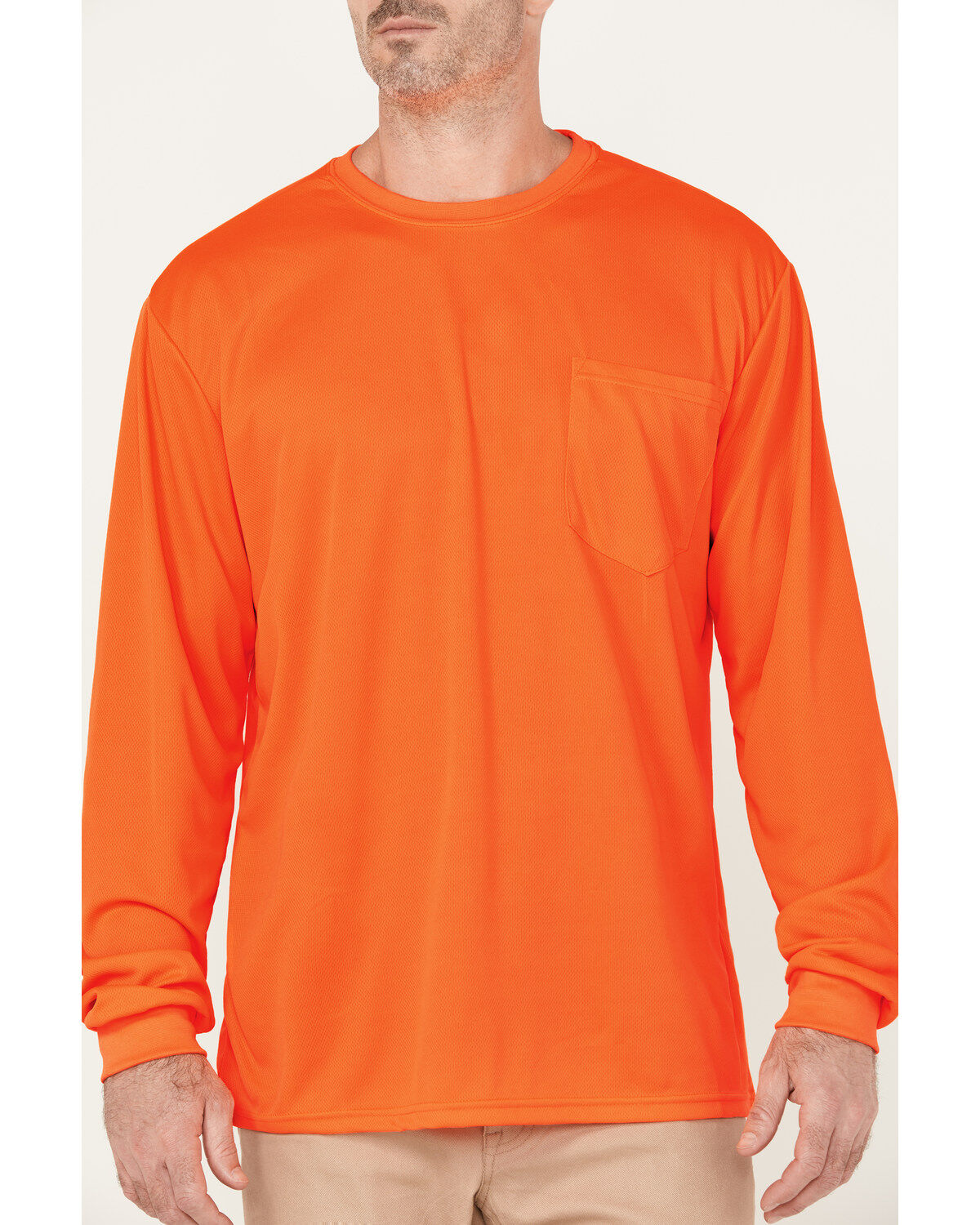 Hawx Men's High-Visibility Long Sleeve Work Shirt