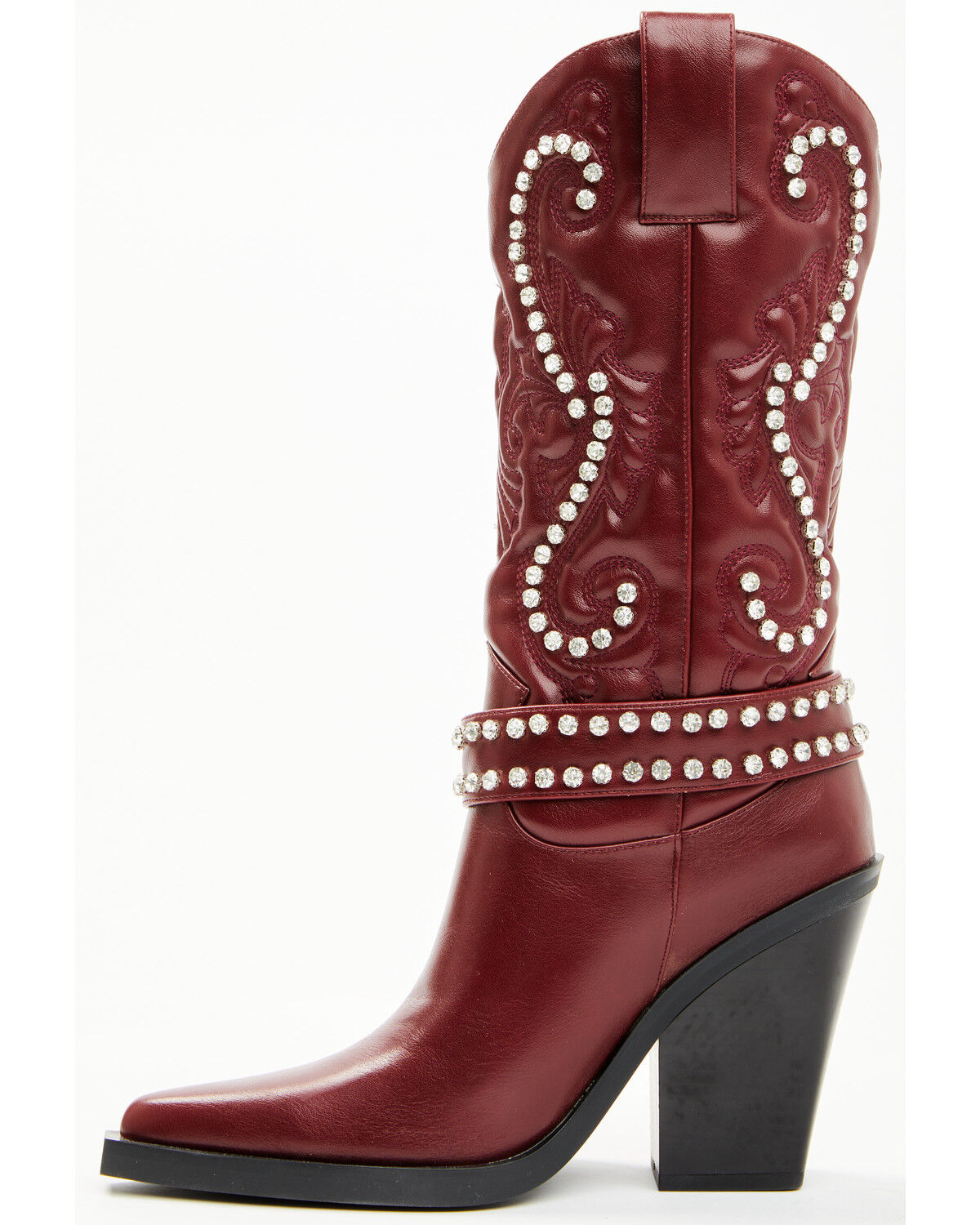 Azalea Wang Women's Umbra Embellished Boots - Snip Toe