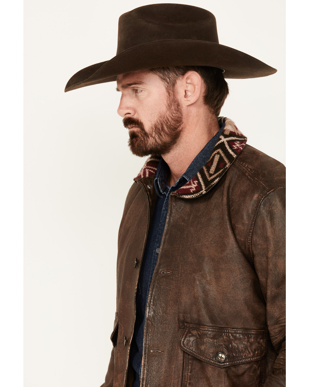 Cody James Men's Button-Down Bomber Jacket