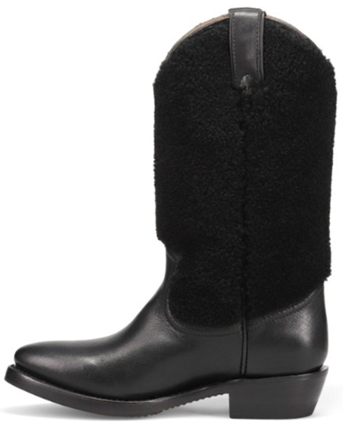 Frye Women's Billy Pull-On Shearling Western Boots - Round Toe