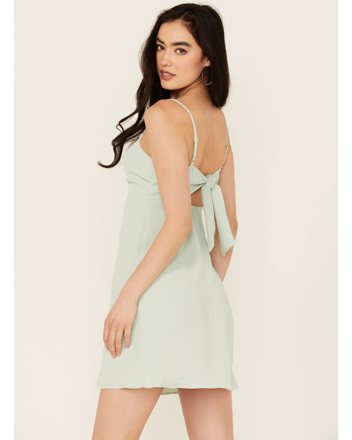 Originality Women's Tie Back Mini Dress