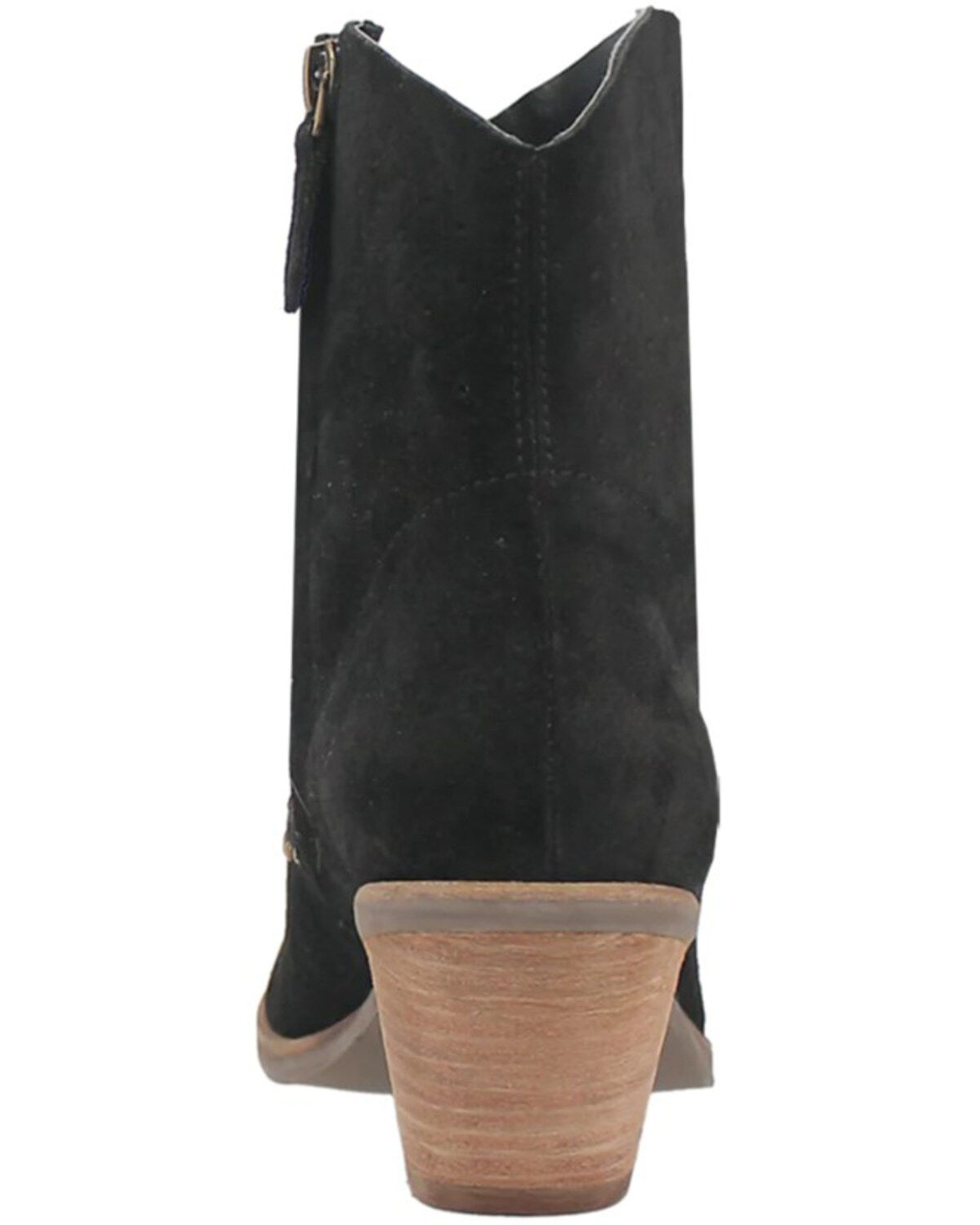 Dingo Women's Miss Priss Studded Suede Booties - Round Toe
