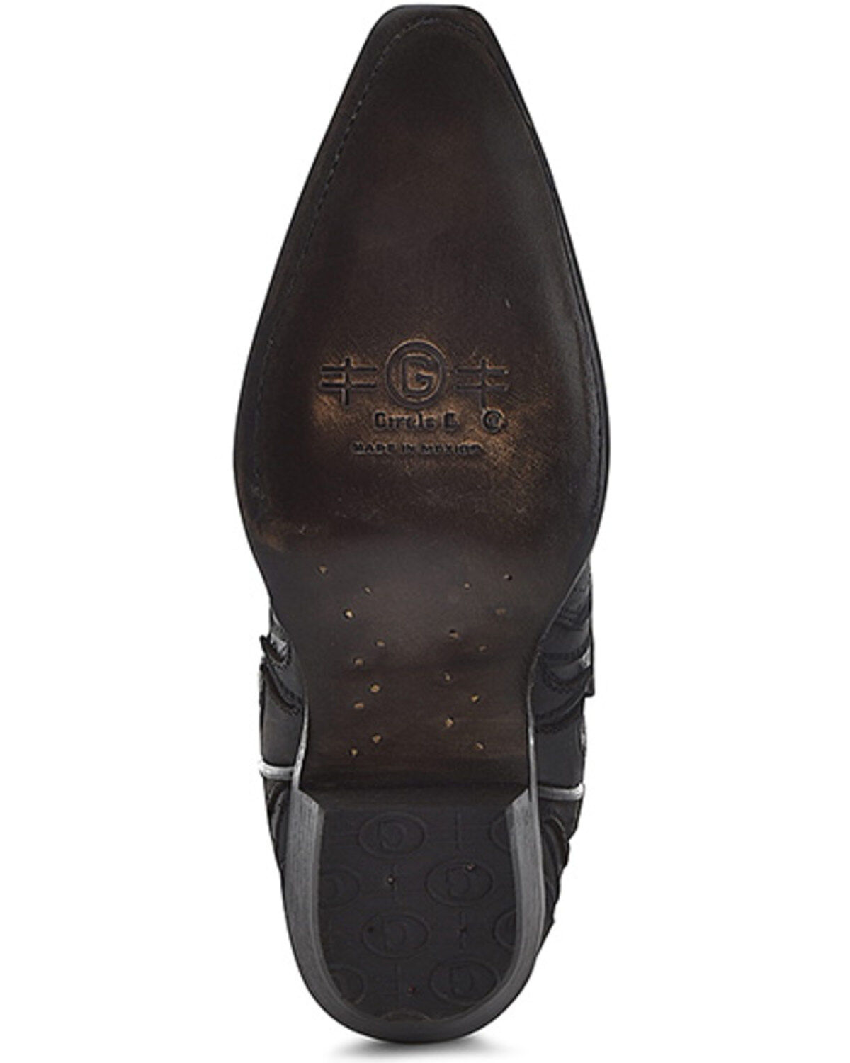 Circle G Women's Inlay Western Booties - Snip Toe