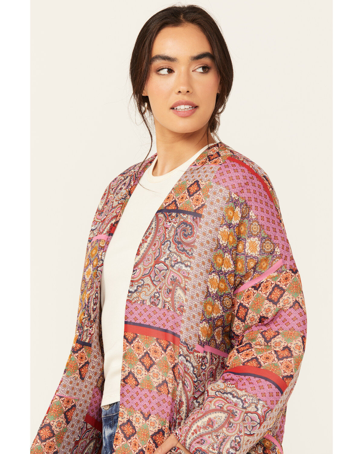 Molly Bracken Women's Livia Patchwork Shacket