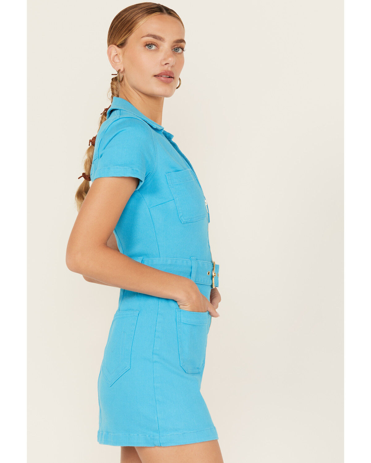 Show Me Your Mumu Women's Belted Mini Dress