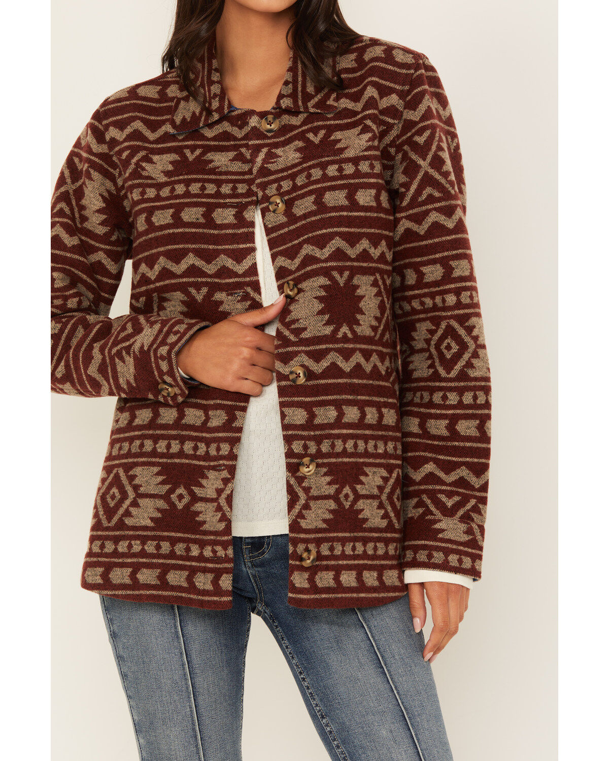 Idyllwind Women's Marie Southwestern Print Shacket