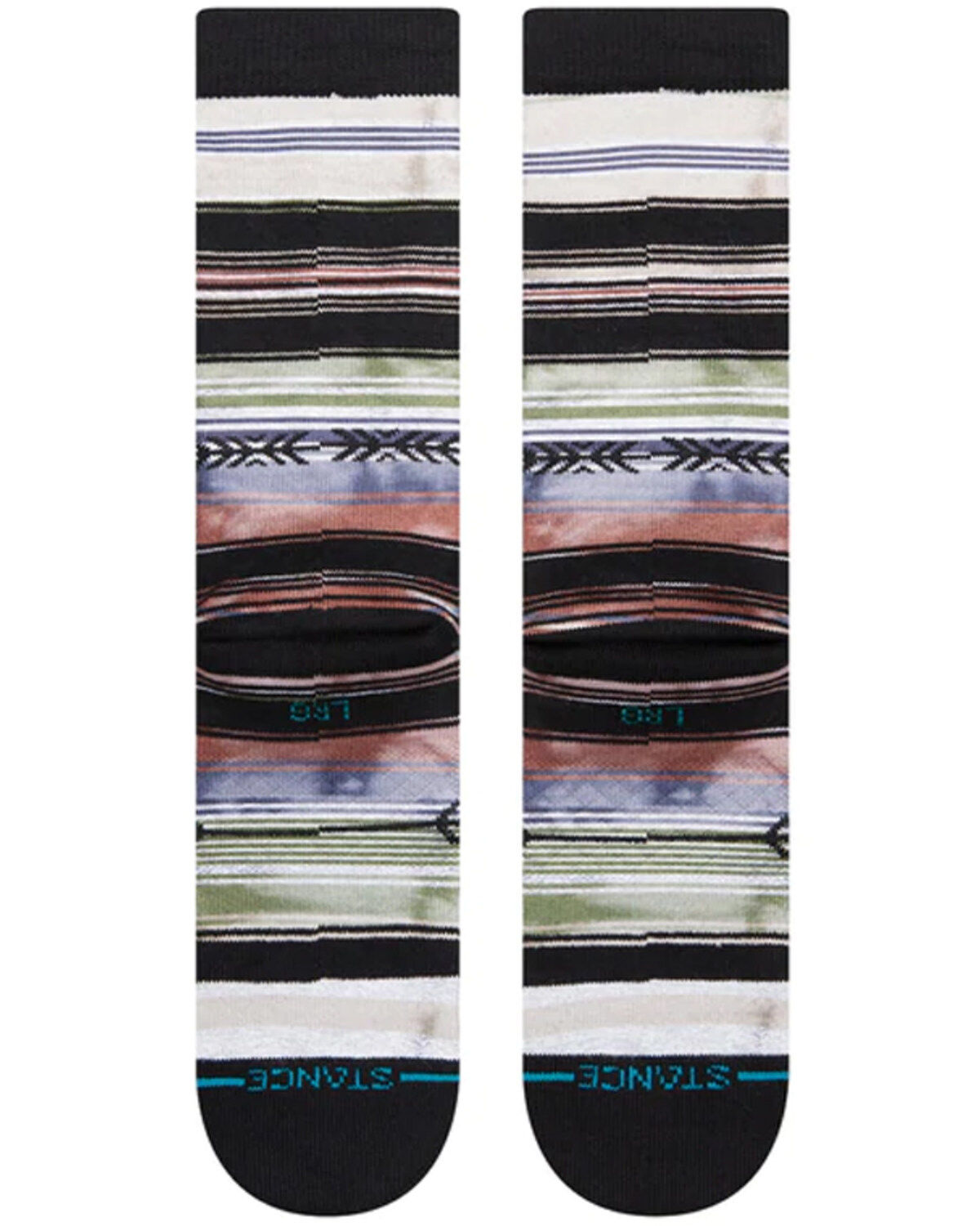 Stance Men's Reykir Geo Stripe Crew Socks