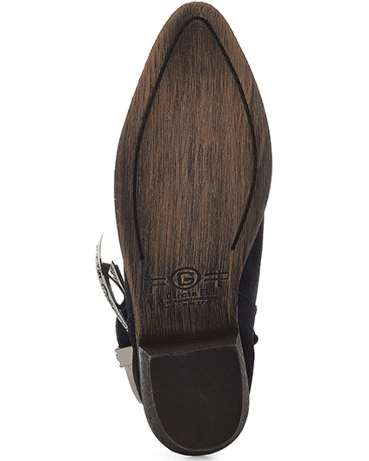 Circle G Women's Buckle Ankle Booties - Round Toe