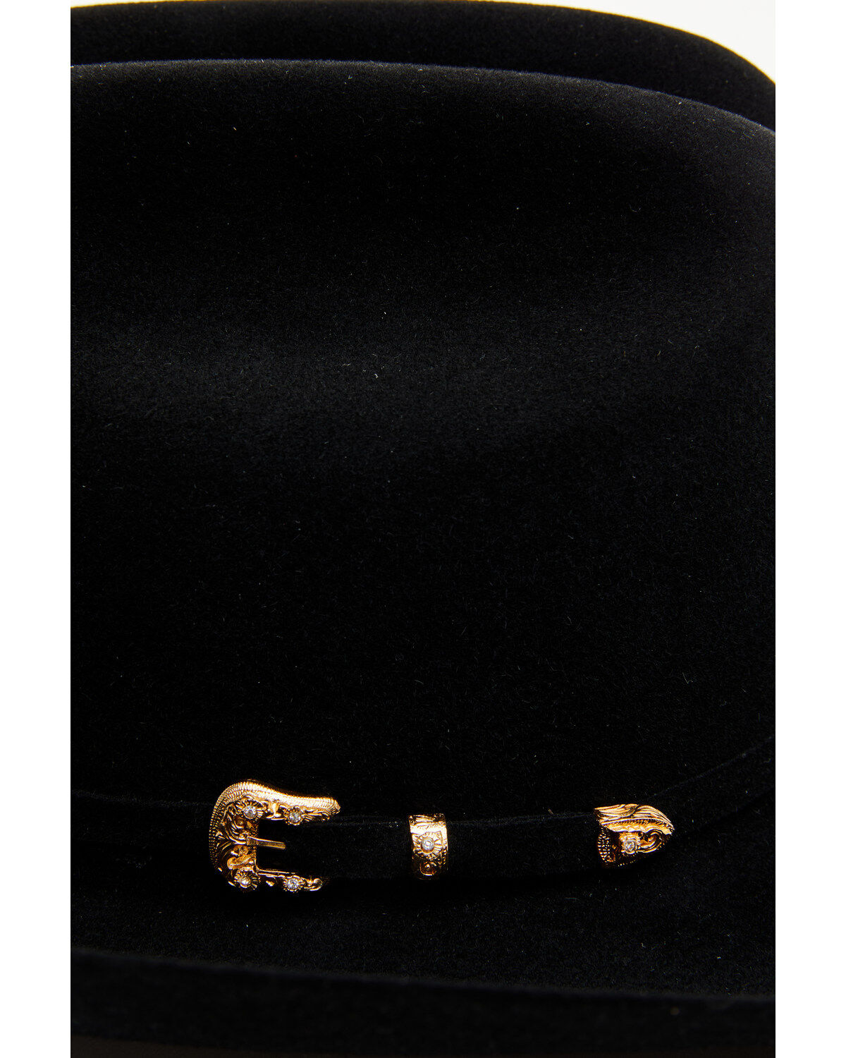 Larry Mahan Black Opulento 30X Fur Felt Cowboy Hat