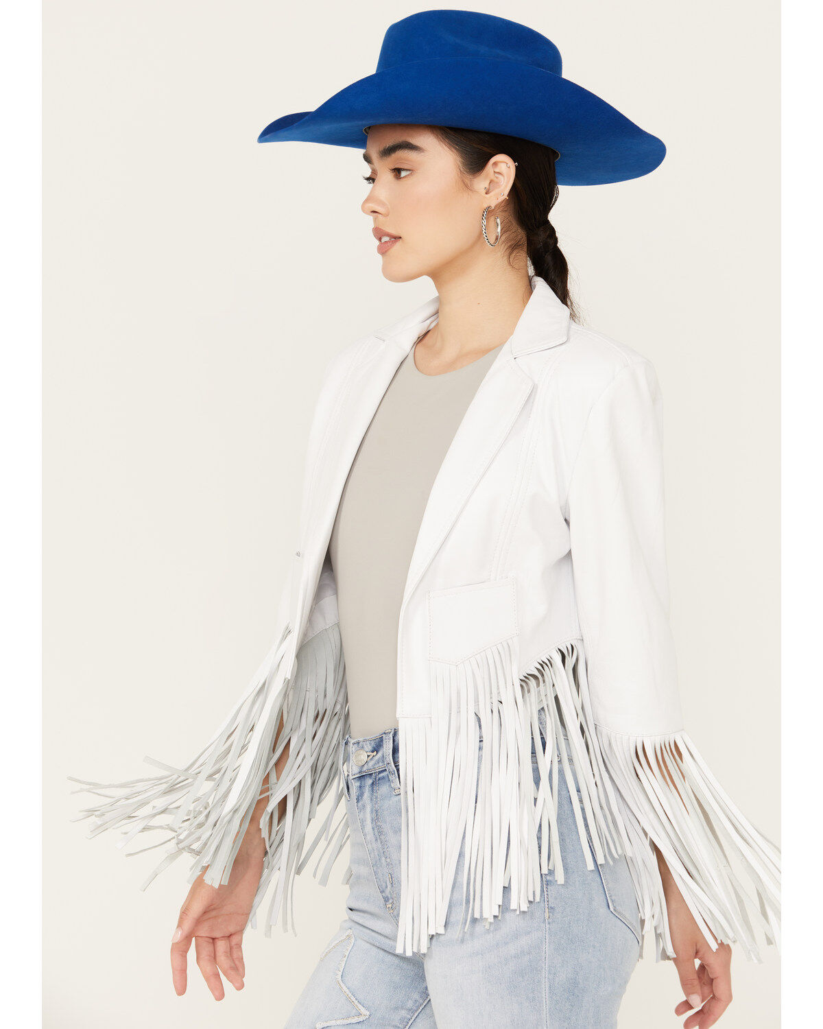 Cripple Creek Women's Cropped Fringe Jacket