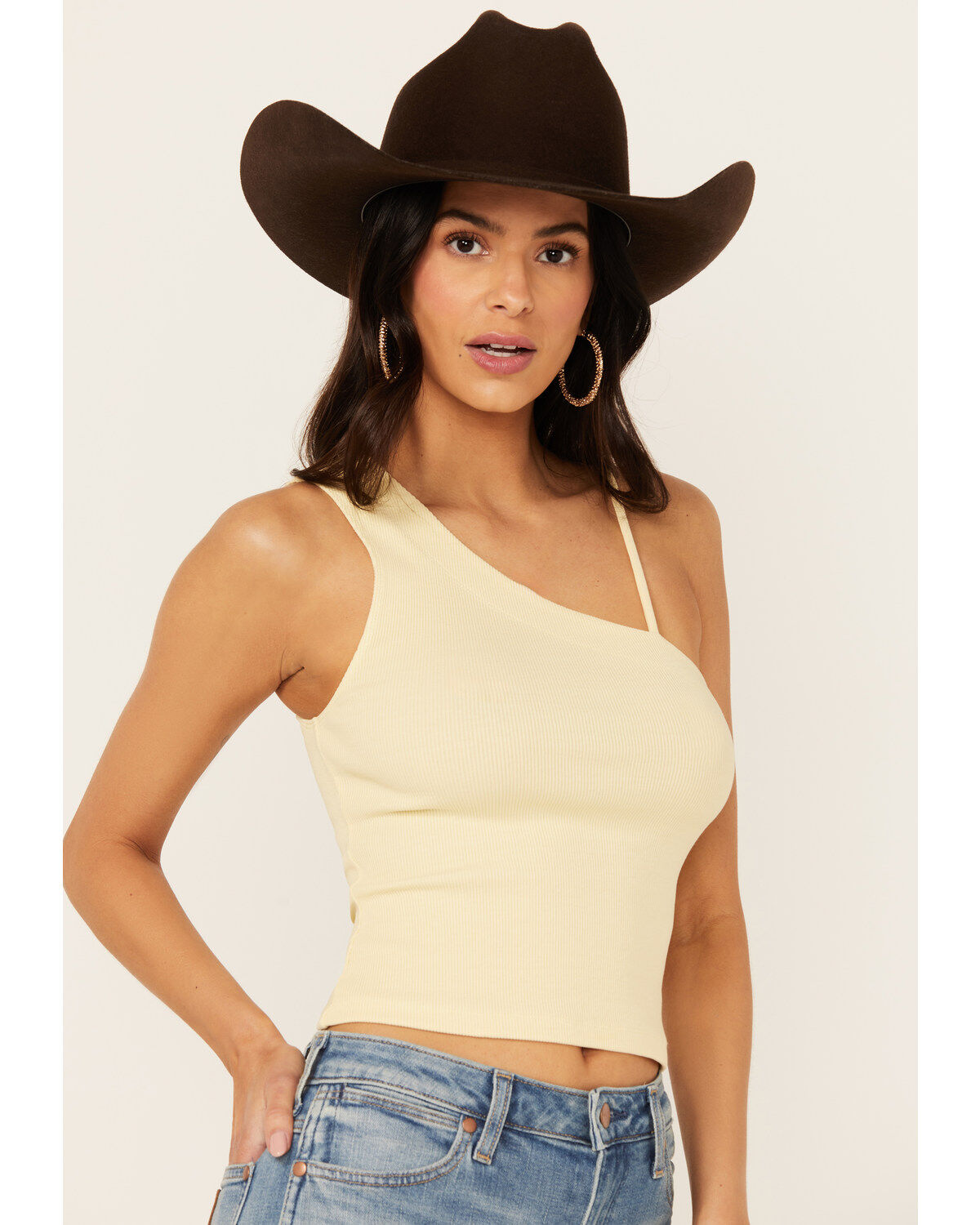 People of Leisure Women's Hollie One Shoulder Tank