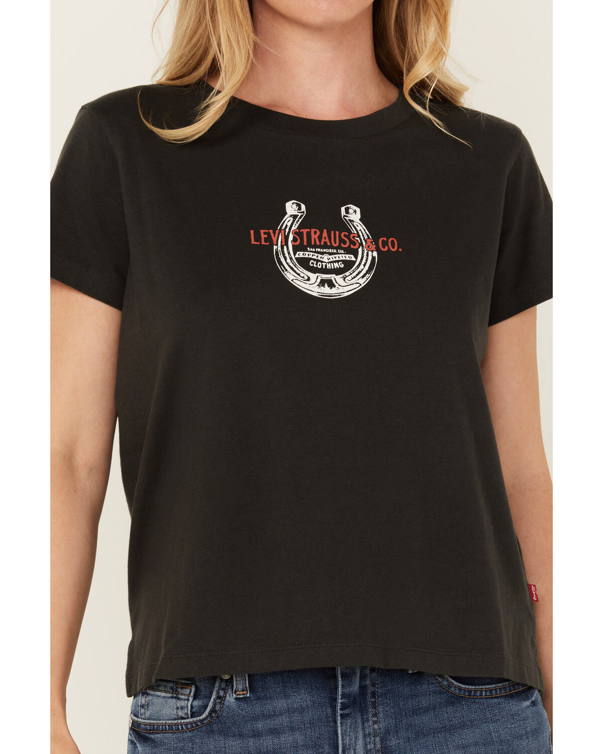 Levi's Women's Logo Horseshoe Short Sleeve Graphic Tee
