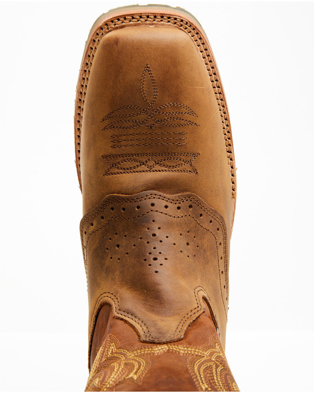 Double H Men's Boot Barn Exclusive 11" Domestic I.C.E® Saddle Vamp Western Boots - Broad Square Toe