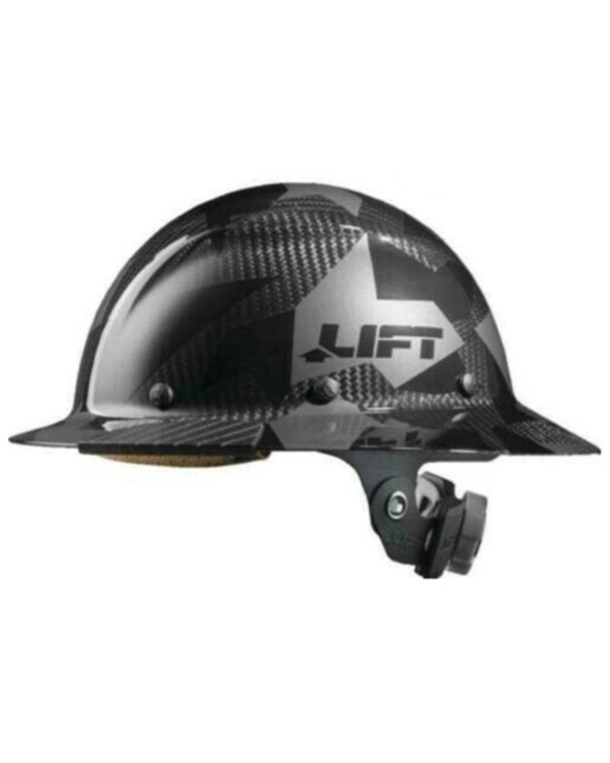 Lift Safety Men's Dax Carbon Fiber ANSI-C, TYPE 1 Full Brim Hard Hat