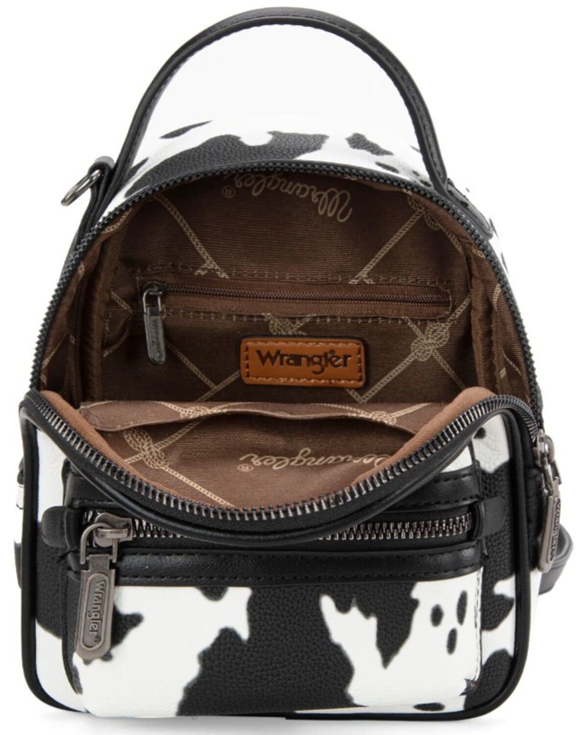 Wrangler Women's Cow Print Mini Backpack
