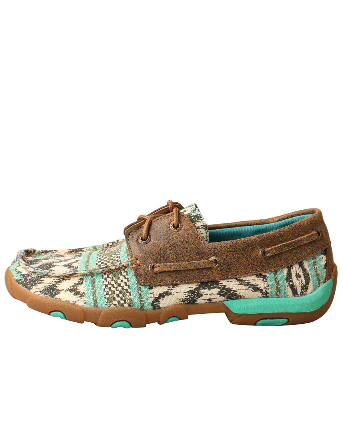 Twisted X Women's Canvas Boat Shoe Driving Mocs