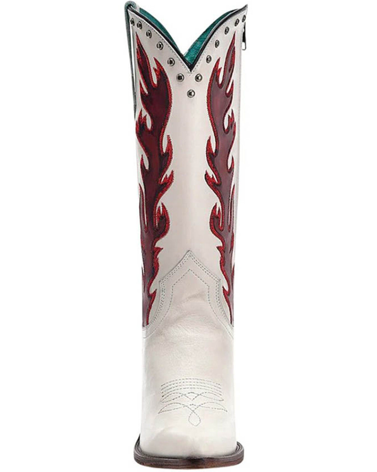 Corral Women's Studded Overlay Tall Western Boots - Snip Toe