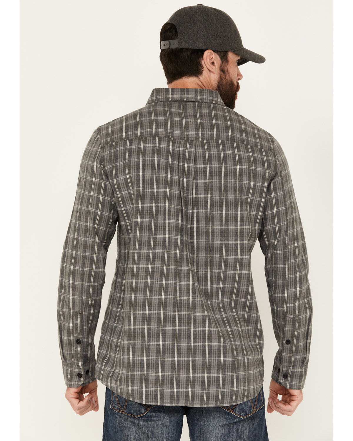 Brothers and Sons Men's Brewster Everyday Plaid Print Long Sleeve Button Down Flannel Shirt
