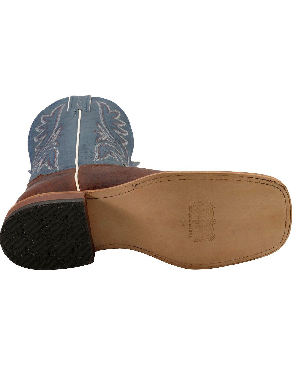 Tony Lama Men's Americana Western Boots - Broad Square Toe