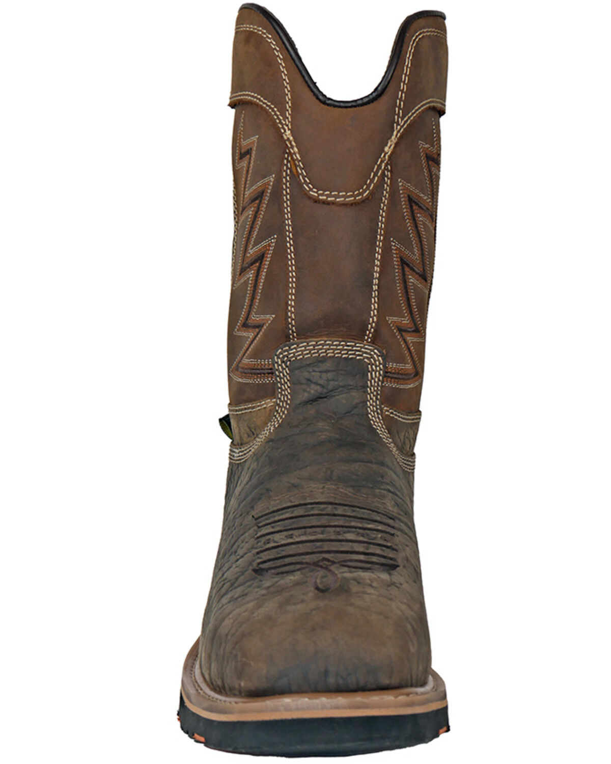 Hoss Men's Fracker Waterproof Metguard Wellington Work Boots - Composite Toe