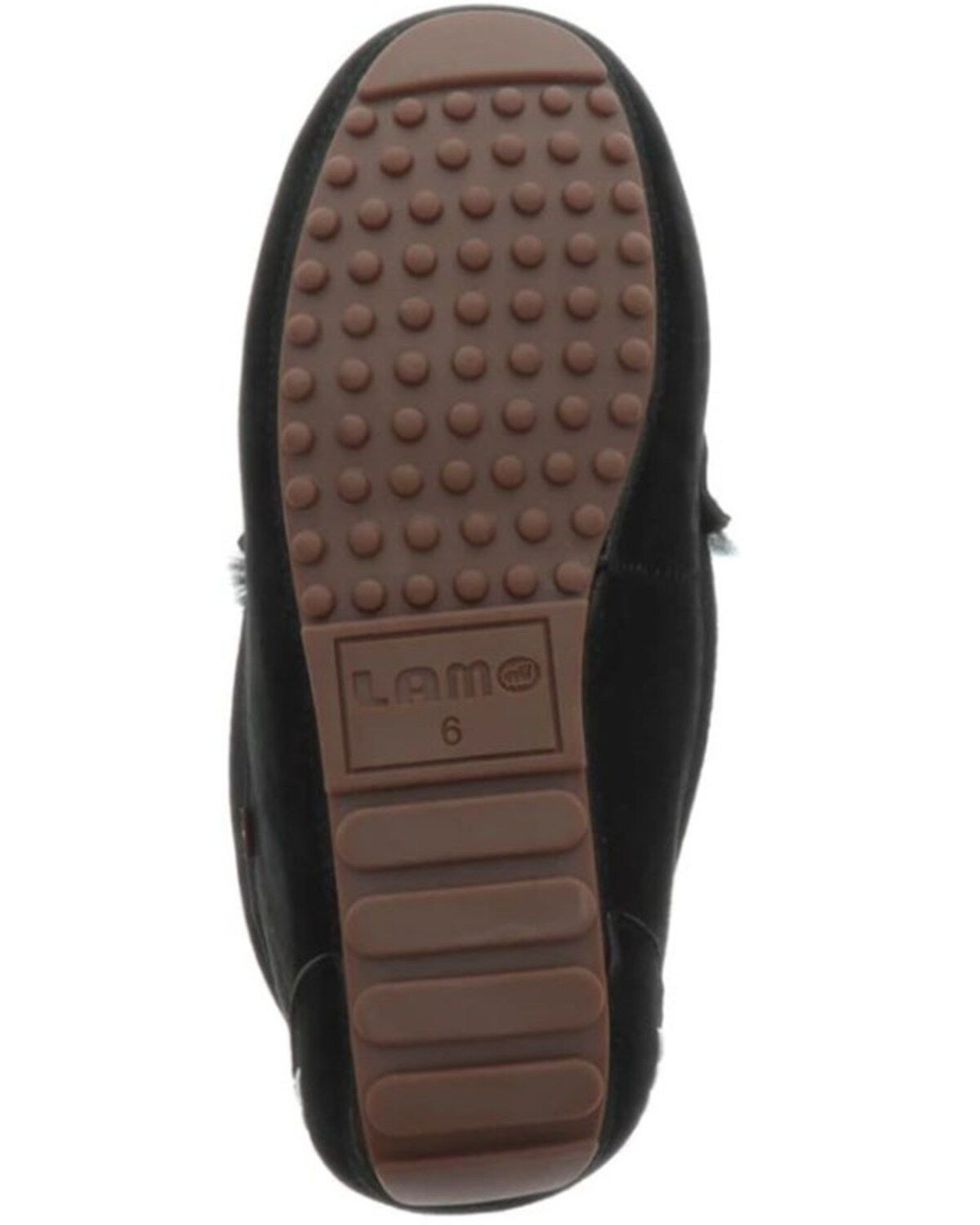 Lamo Women's Black Callie Slippers - Moc Toe