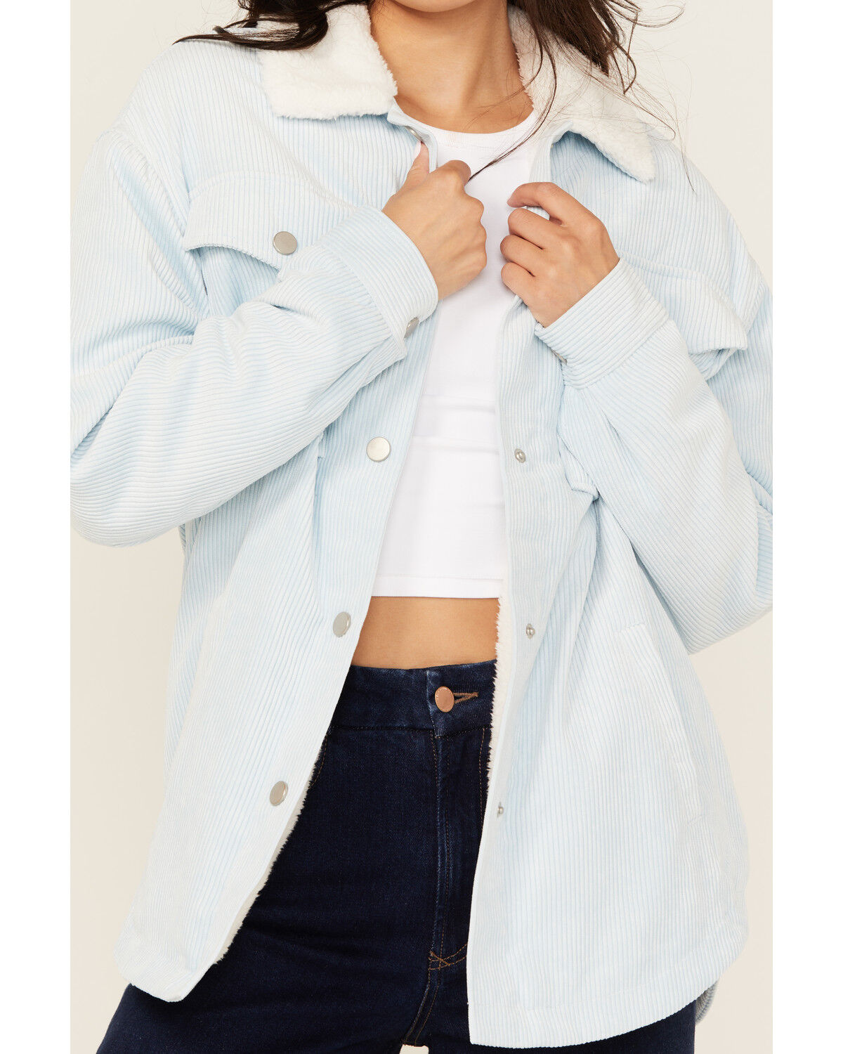 Ashley Women's Corduroy Sherpa Jacket