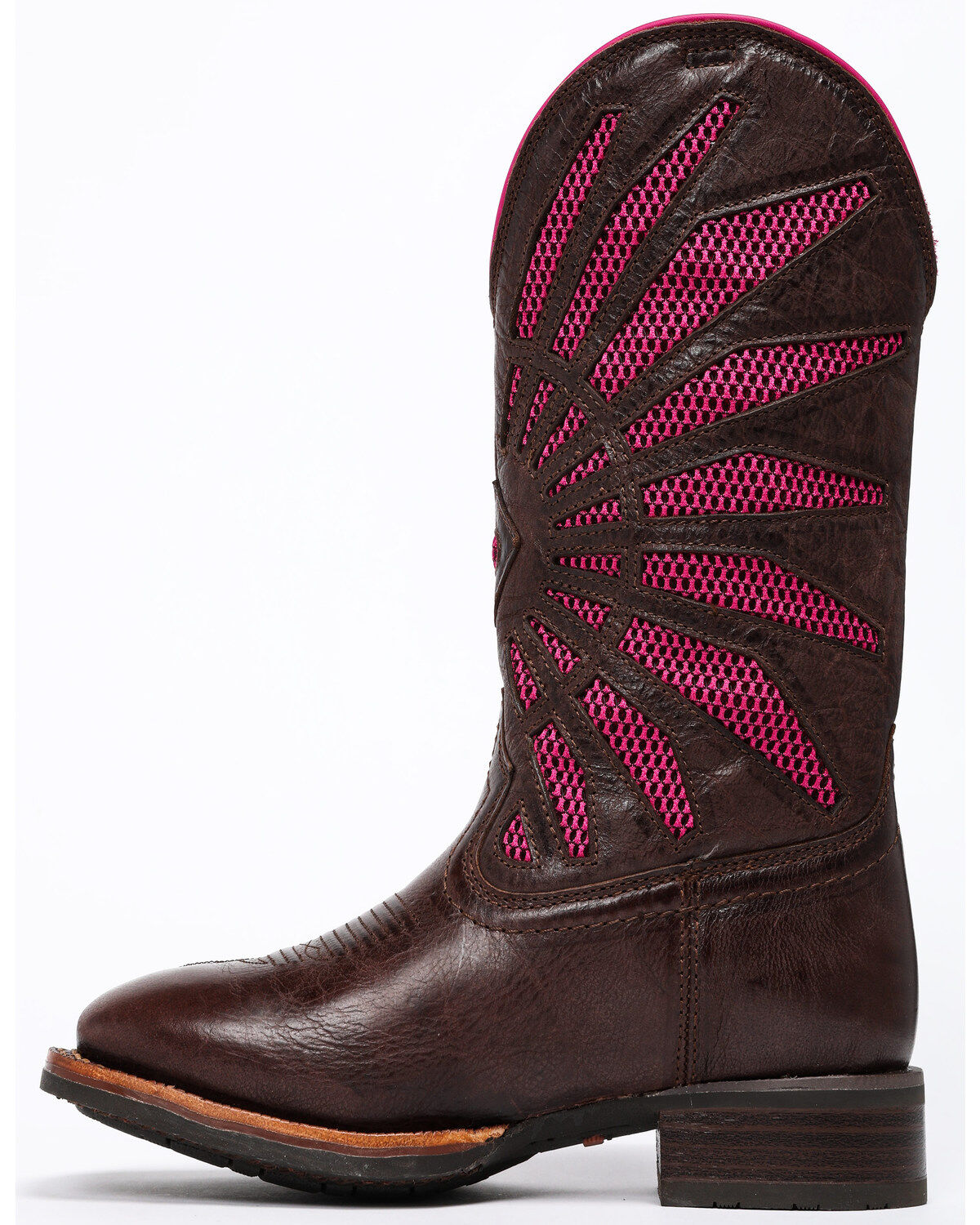 Shyanne Women's Xero Gravity Mesh Panel Western Boots - Square Toe