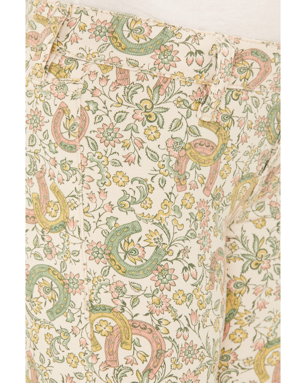 Rock & Roll Denim Girls' Floral Print Flare Stretch Denim Jeans