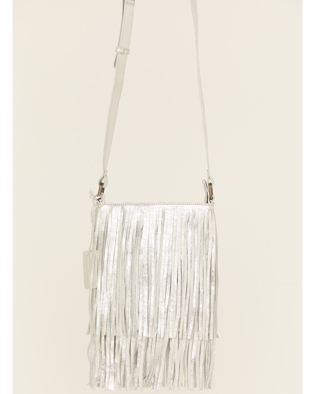 Idyllwind Women's Camarillo Metallic Fringe Suede Crossbody Bag