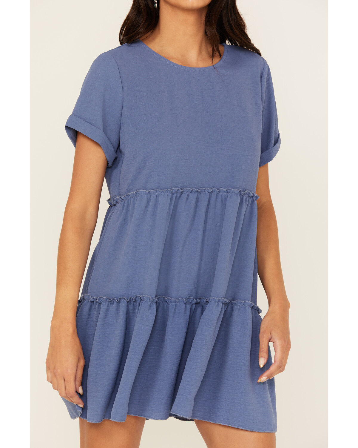 Originality Women's Tiered Mini Dress