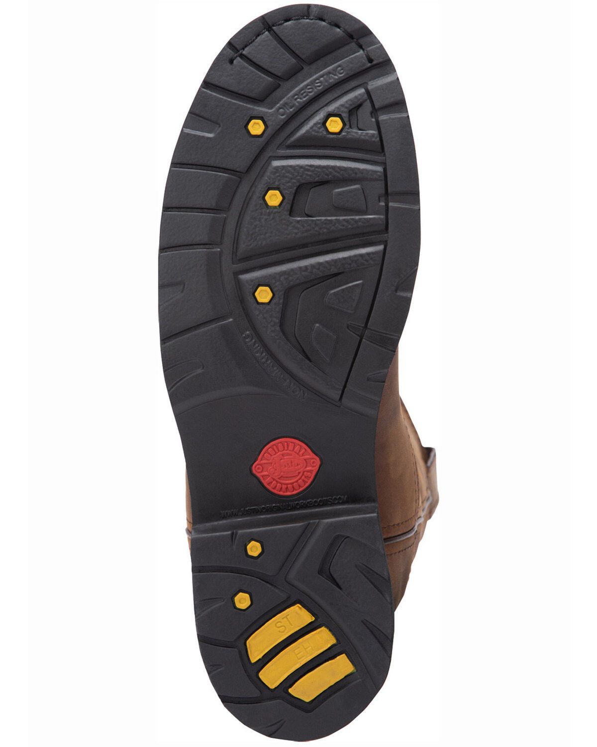 Justin Men's Wyoming Waterproof Western Work Boots - Steel Toe