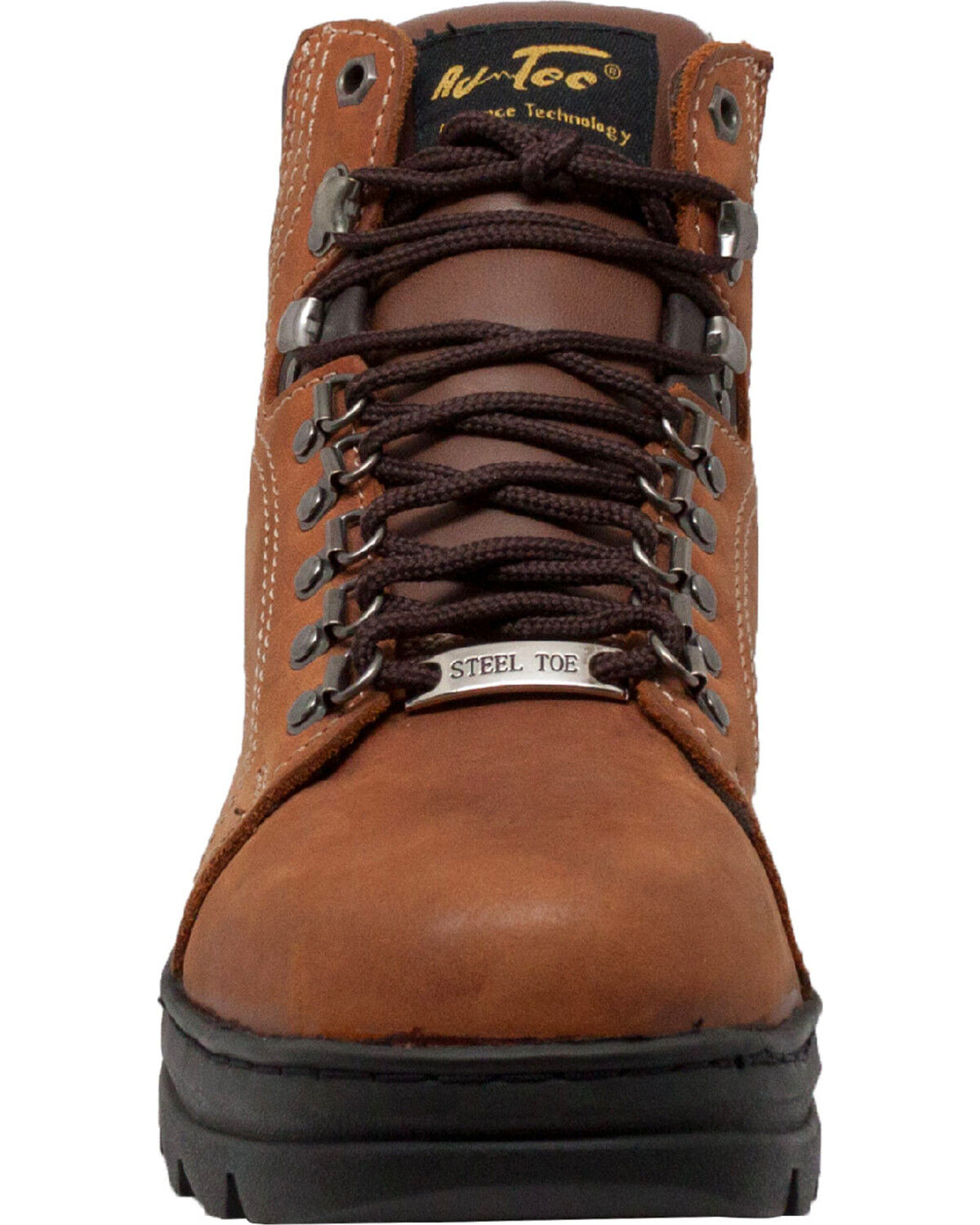 AdTec Men's 6" Leather Hiker Work Boots - Steel Toe