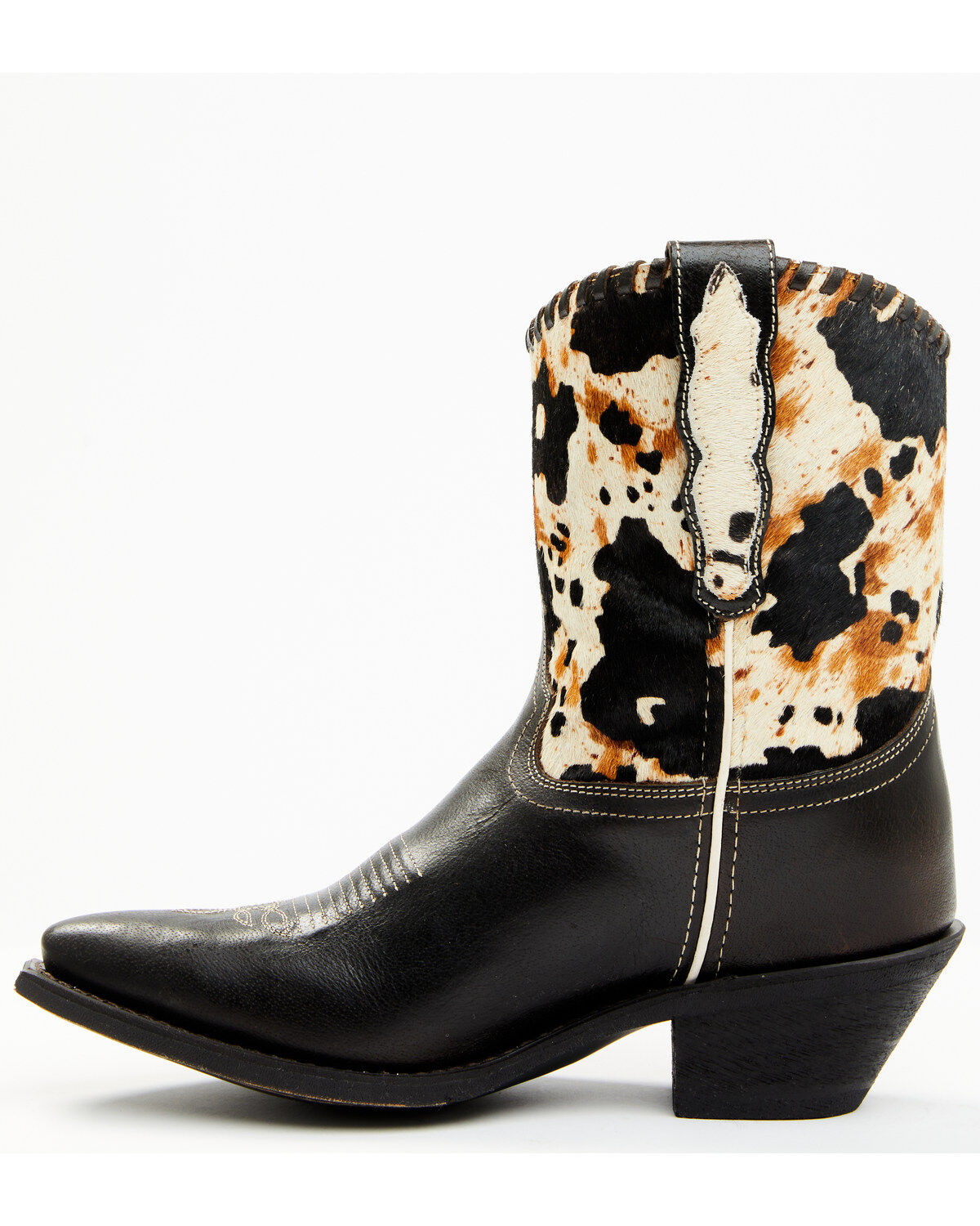 Laredo Women's Carleigh Hair On Hide Western Fashion Booties - Snip Toe