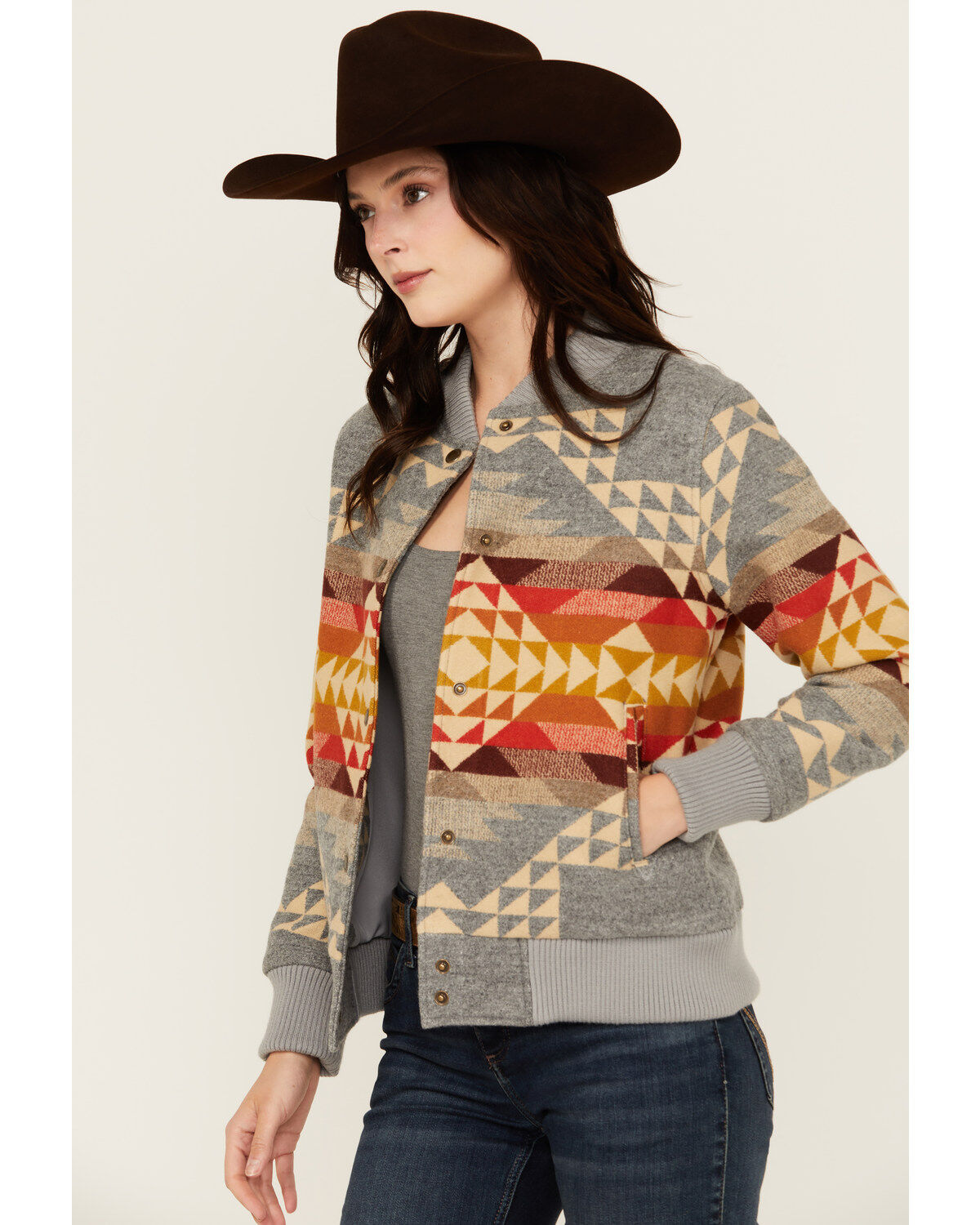 Pendleton Women's Printed Bomber Jacket