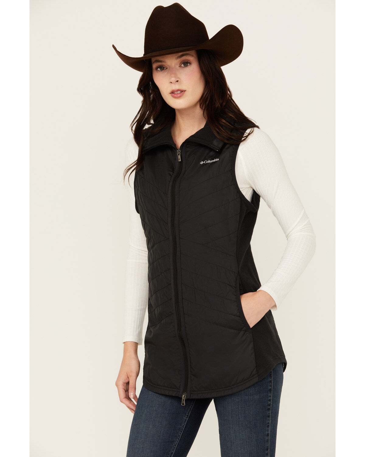 Columbia Women's Mix It Around Long Zip-Up Vest