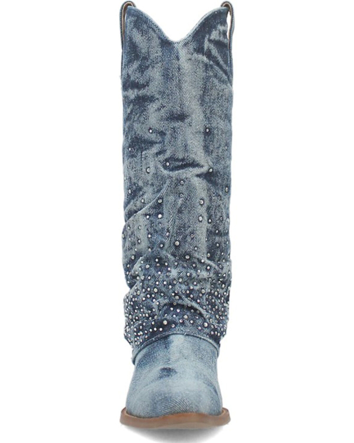 Dingo Women's Eye Candy Denim Western Boots - Round Toe