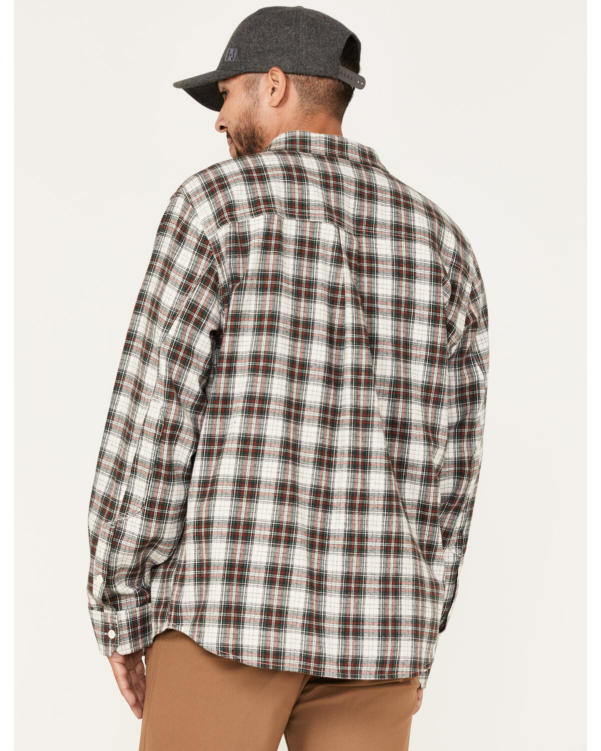 Brothers and Sons Men's Everyday Plaid Long Sleeve Button Down Western Flannel Shirt