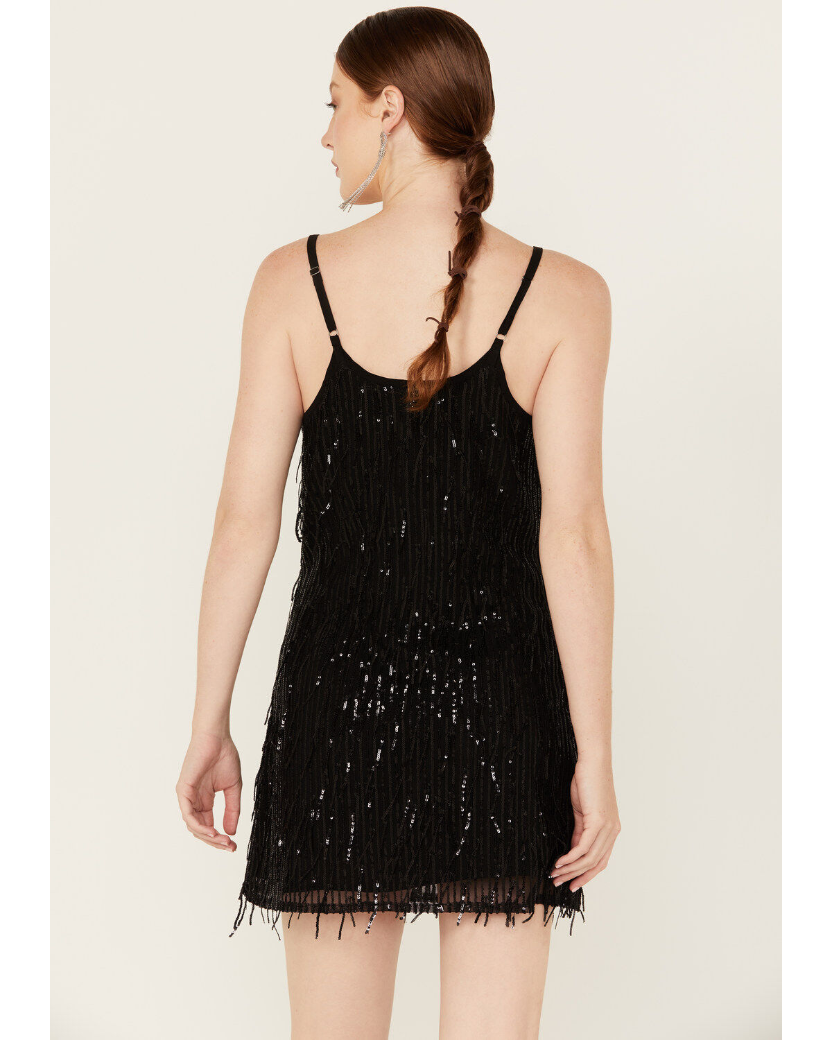 Shyanne Women's Fringe Slip Mini Dress