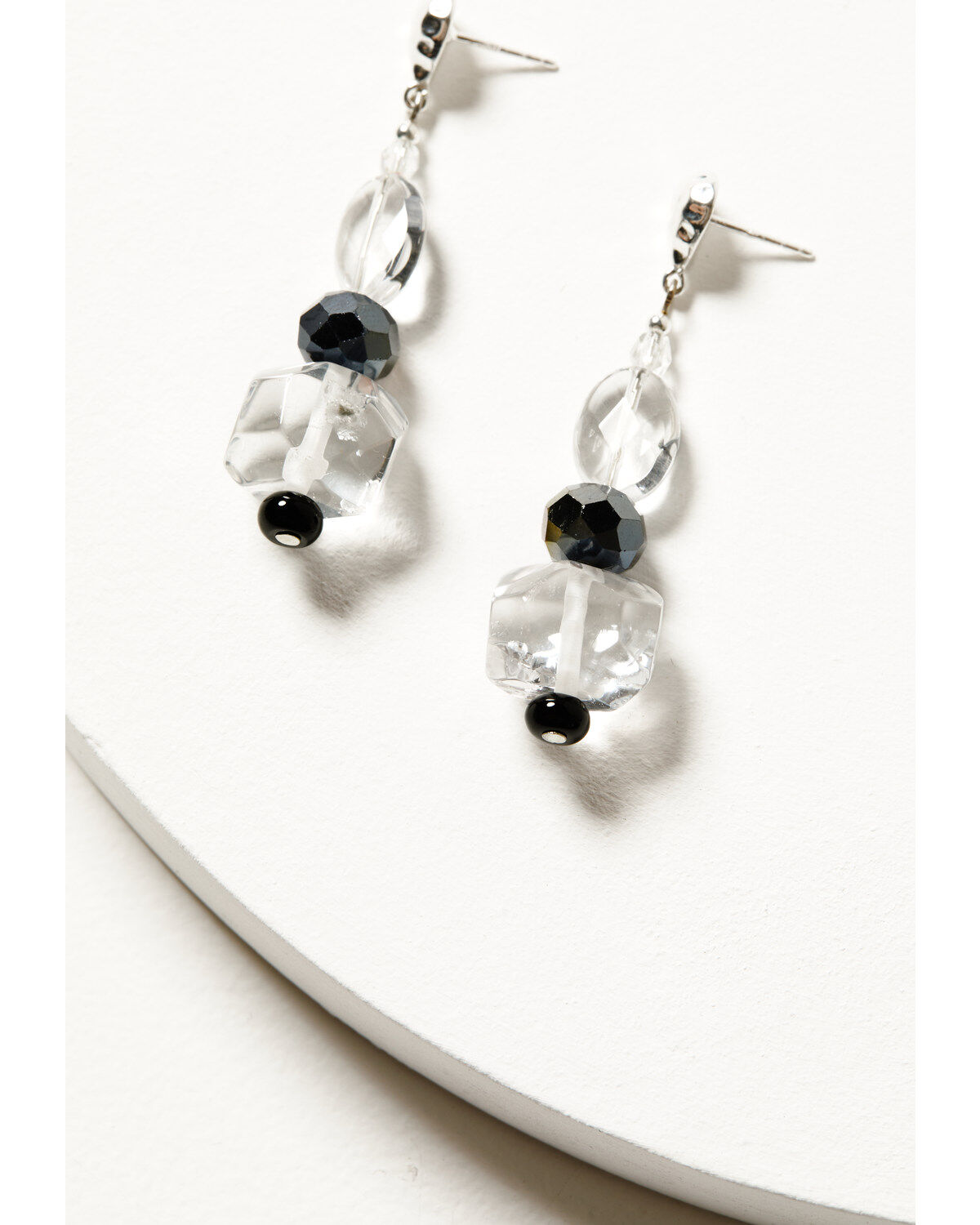 Paige Wallace Women's Quartz & Black Onyx Earrings