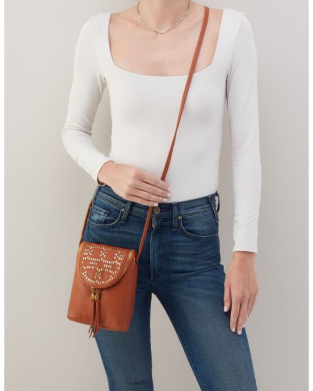 Hobo Women's Fern Studded Crossbody Bag